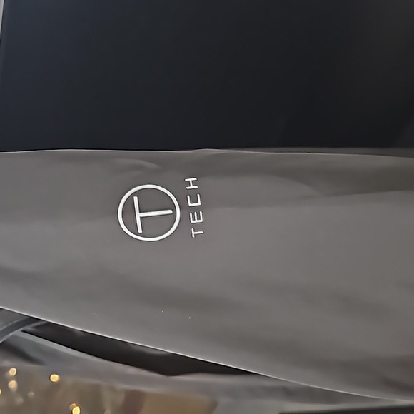 Mens TUMI Tech Harrington Windbreaker Zip Up Track Jacket L Nylon Black - Picture 3 of 6